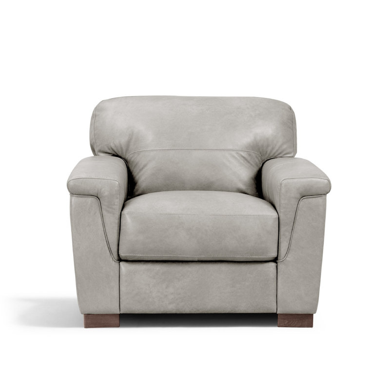 Infini Furnishings 43" W Genuine Leather Club Chair Wayfair